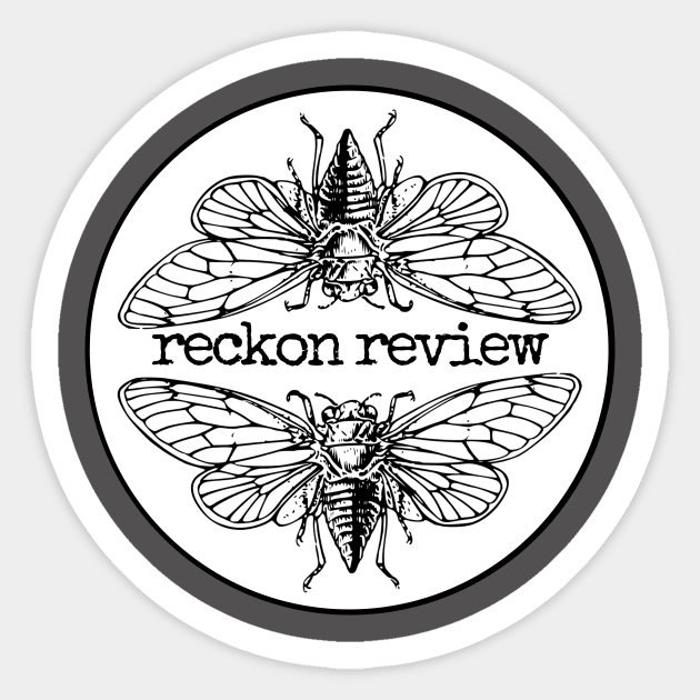 Cicada Circle Sticker by Reckon Review